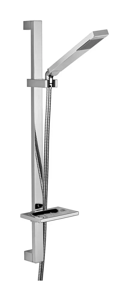 Geurkaars Sliding set Level soap holder, built- mixer and wall water outlet Paffoni
