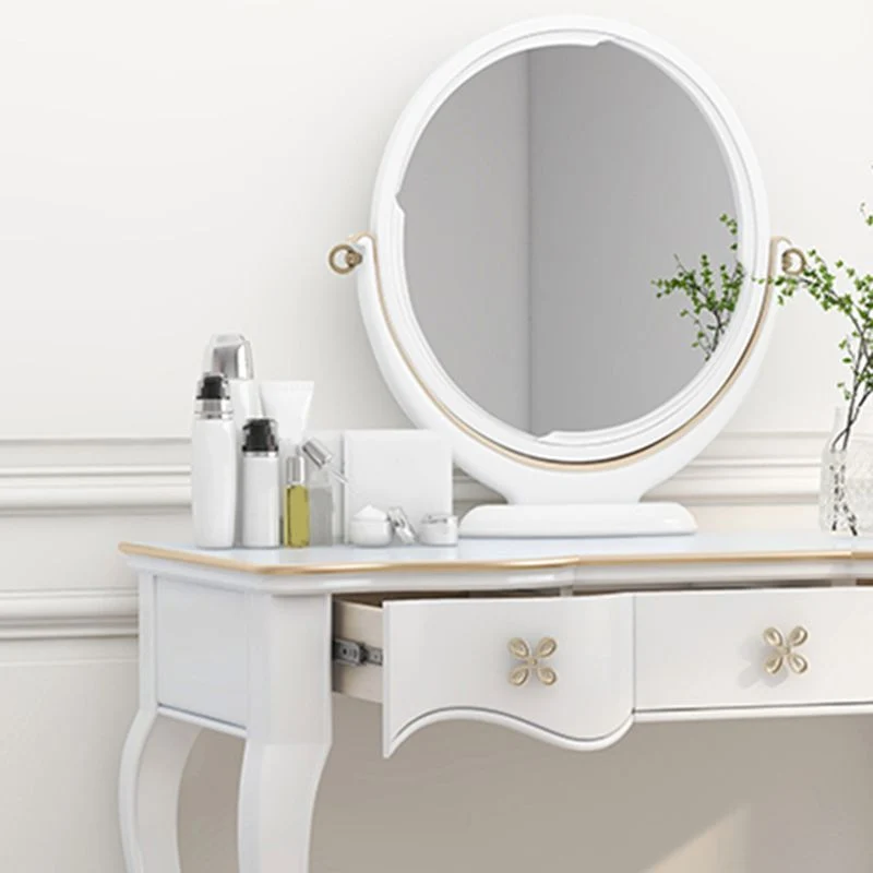 3 Storage Drawers & Mirror Vanity Set Victorian Wood Make-up Vanity | Sfeerverlichting 39l
