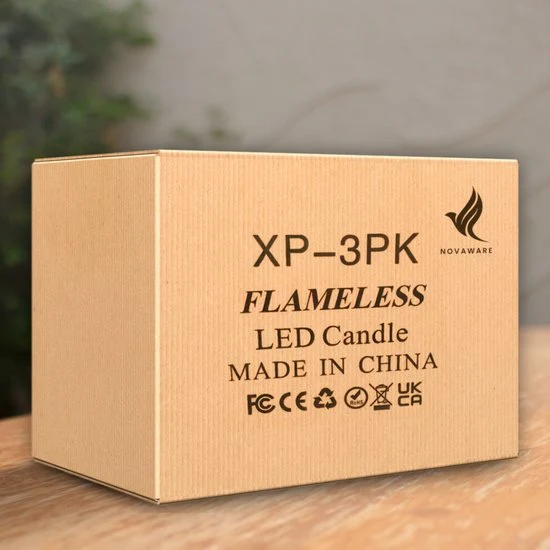 LED Kaarsen Met Afstandsbediening - Bewegende Vlam - Echte Wax - Elektrische Kaarsen - Op Batterijen - Dimbaar en Timer Fu...