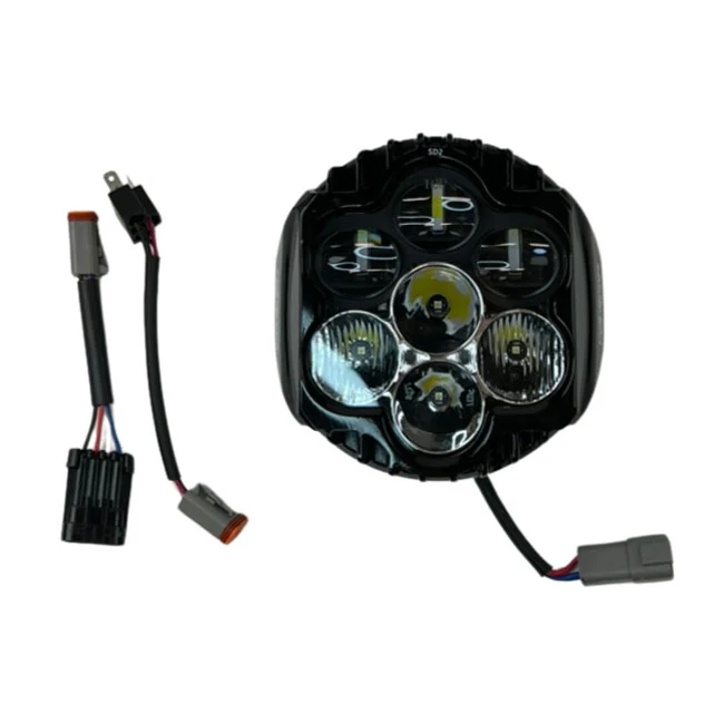 Aangepast Dynamics, Faro Delantero Led Shark Demon Para Harley Davidson