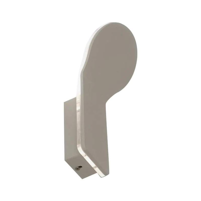 Bend Wall Light Sconce Modern Style Lichtmetaal LED White Finish Wall Lamp White/Natural/Warm Lighting White