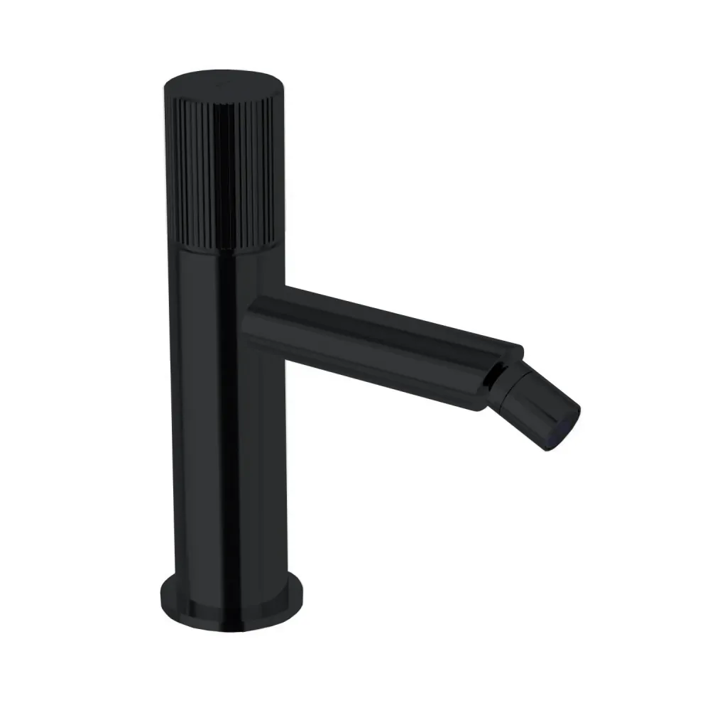 Bidet mixer click clack drain Paffoni Jo Doffe Black