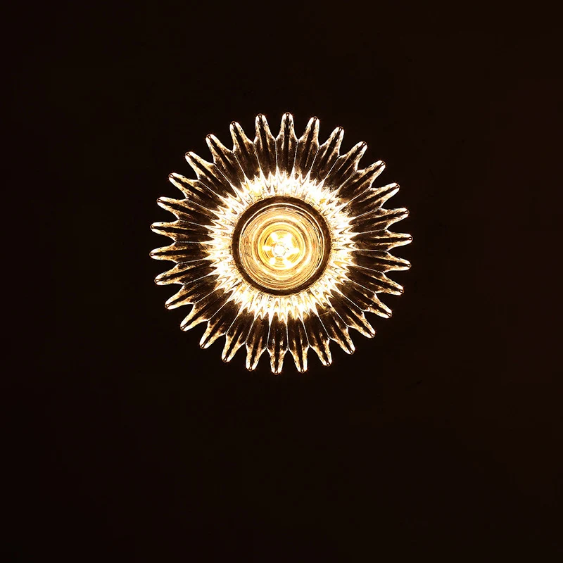 Brass 1 Light Ceiling Light Ouderwets Clear Glass Shade Living Room Small Hanging Lamp Brass