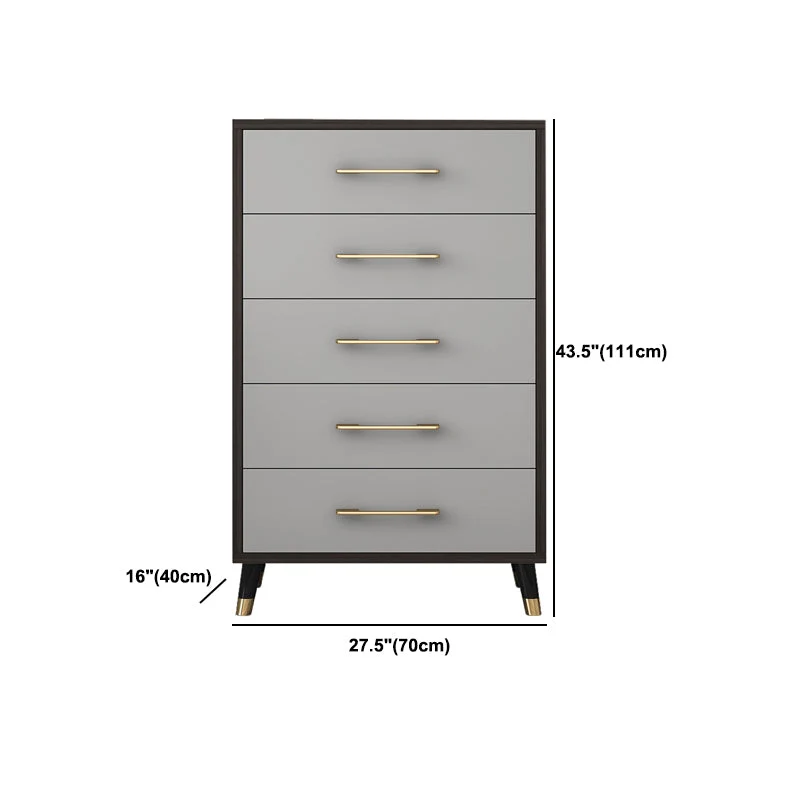 Classic Glam Wood Dresser Asgrijs Soft-Close Drawers Storage Chest Https
