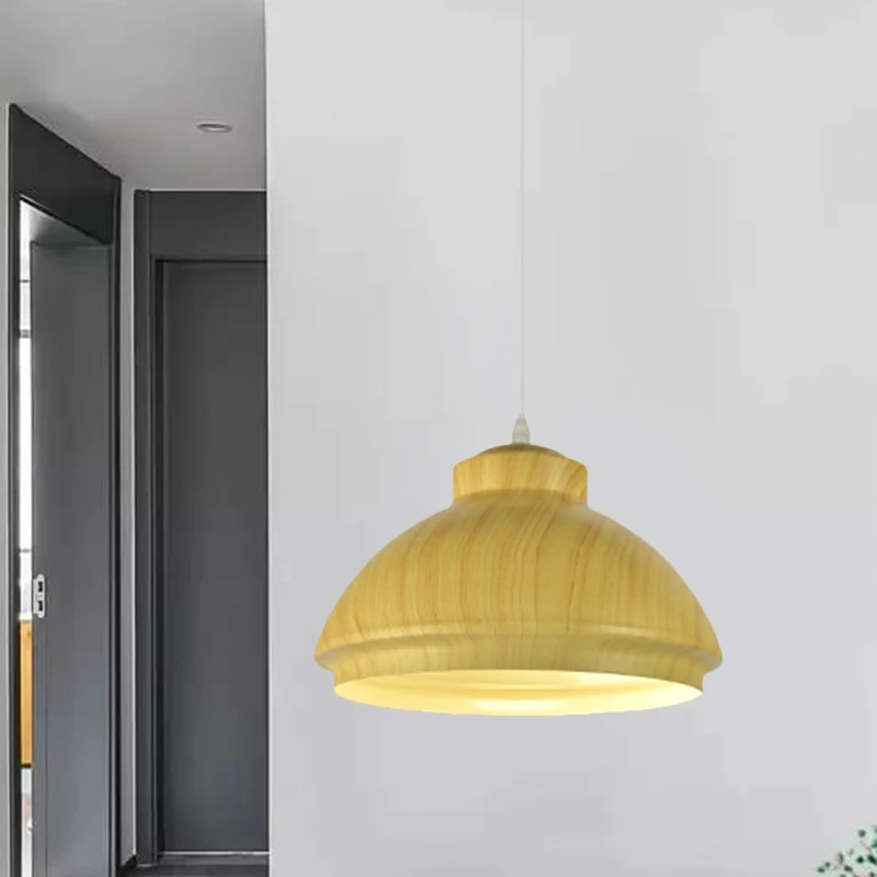 Coffee/Green Bowl Shade Hanging Lighting Loft Style Aluminium 1 Bulb Dining Room Drop Pendant White