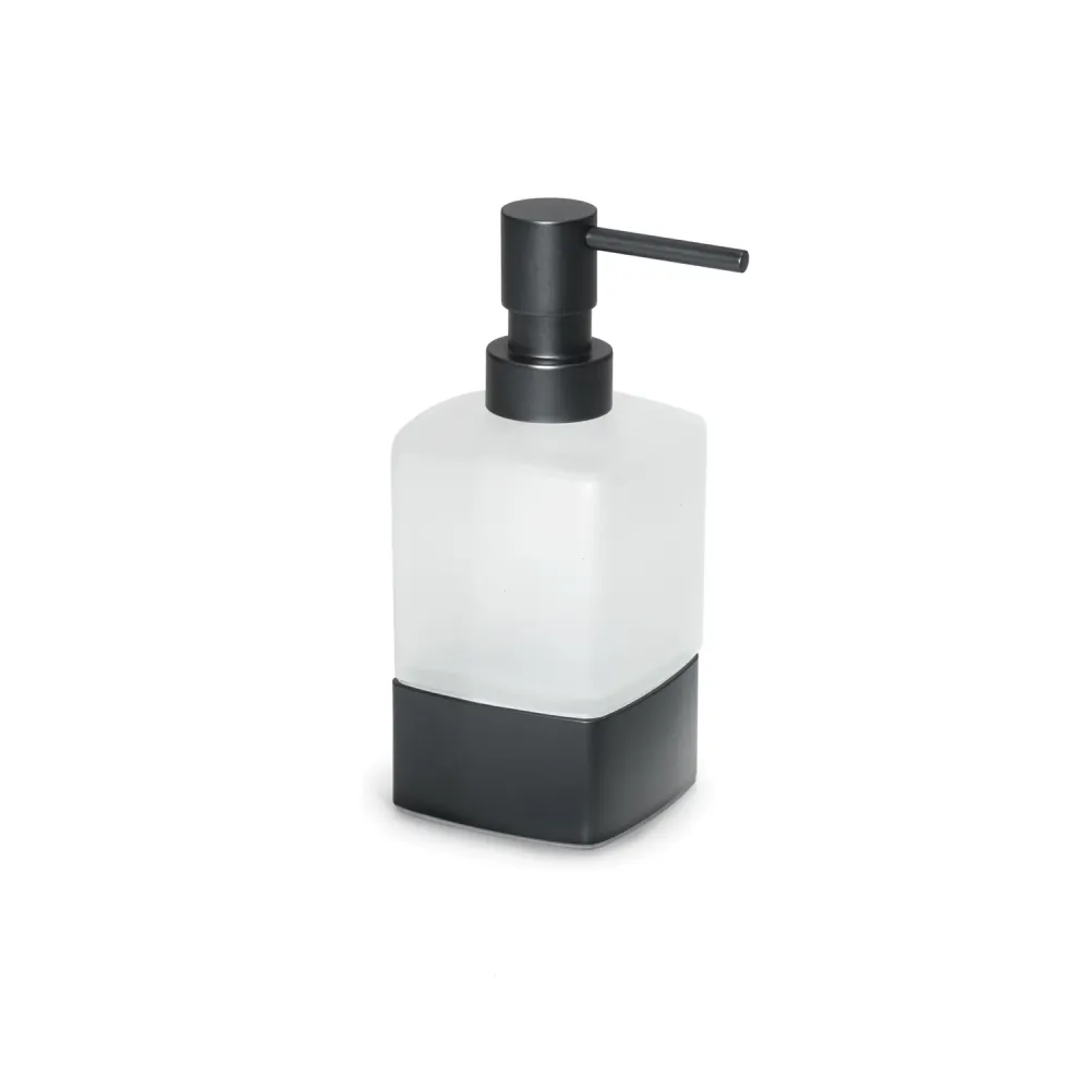 Countertop soap dispenser messing pump Gedy Lounge series - Matte Black