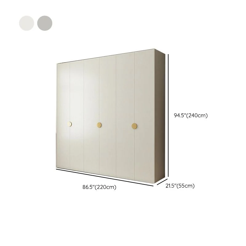 Engineered Wood Wardrobe Cabinet Contemporain Wardrobe Closet Shelves Home 55l