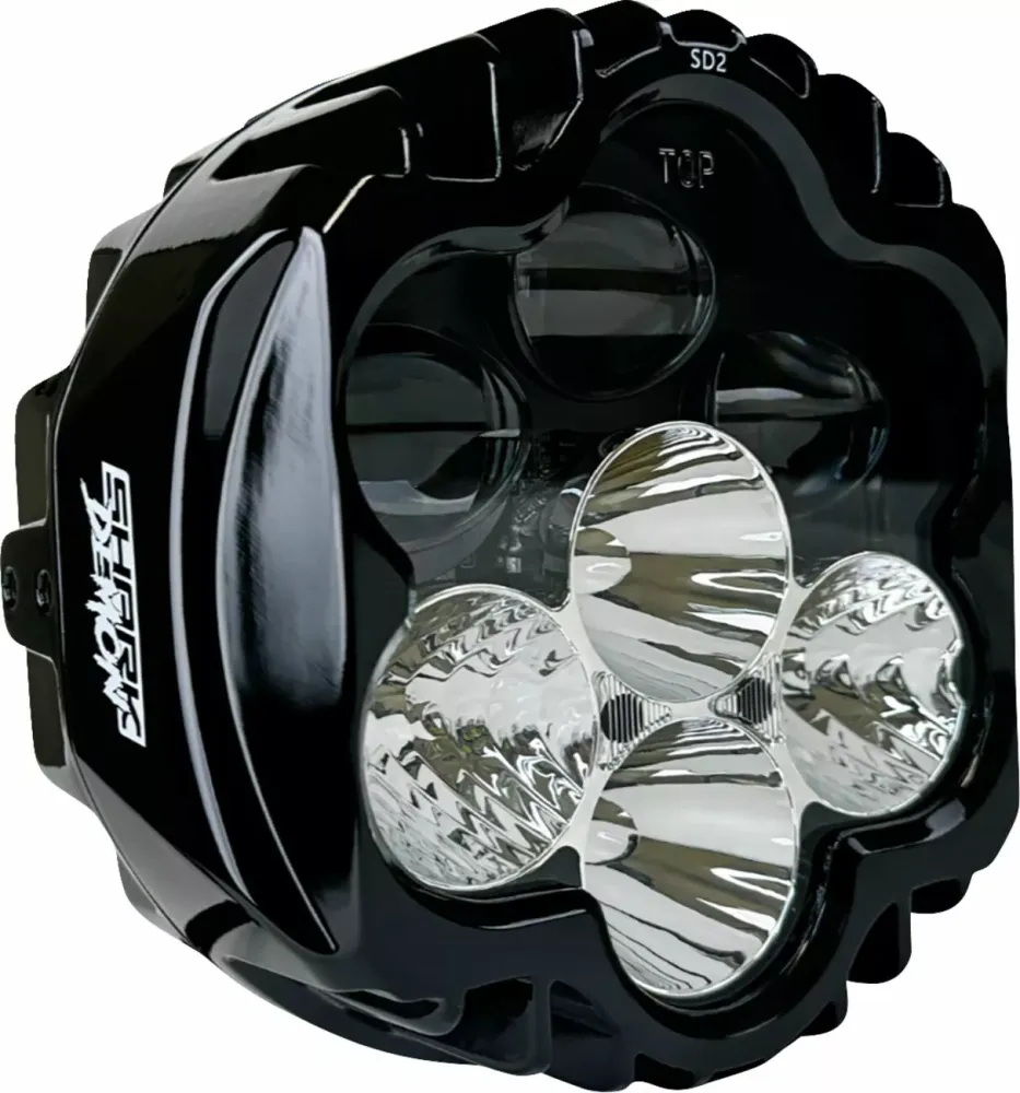 Faro Delantero Shark Demon Led ECE Para Harley-Davidson 94-23 FLH
