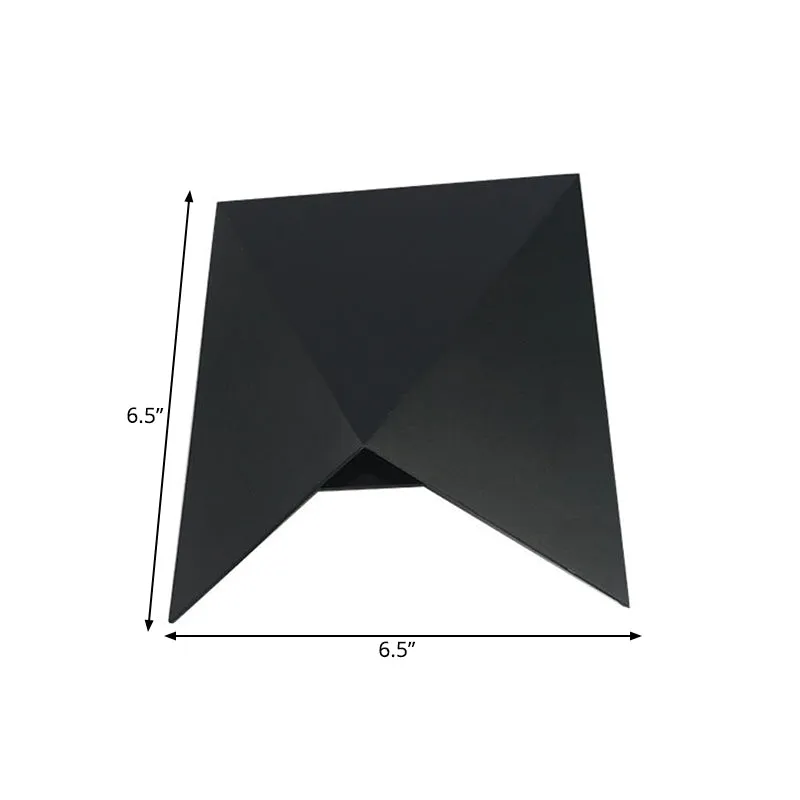 Geometric Van metaal Wall Sconce Light Modernism LED Black Wall Lighting Warm/White Light Black
