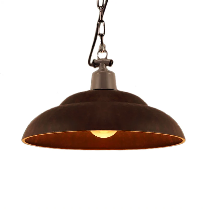 1 Head Metallic Hanging Lamp Klassiek Style Black/Green Bowl Indoor Pendant Light Chain Green