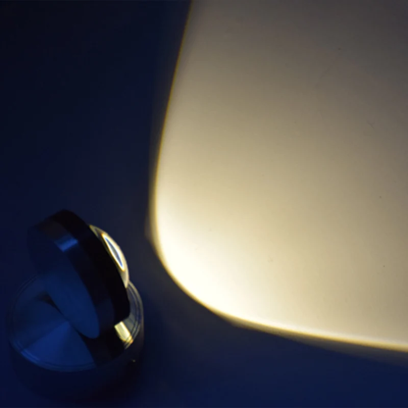LED Bedroom Wall Light Round Crystal Shade Zilver Finish Wall Sconce Lamp Warm/White Lighting Silver