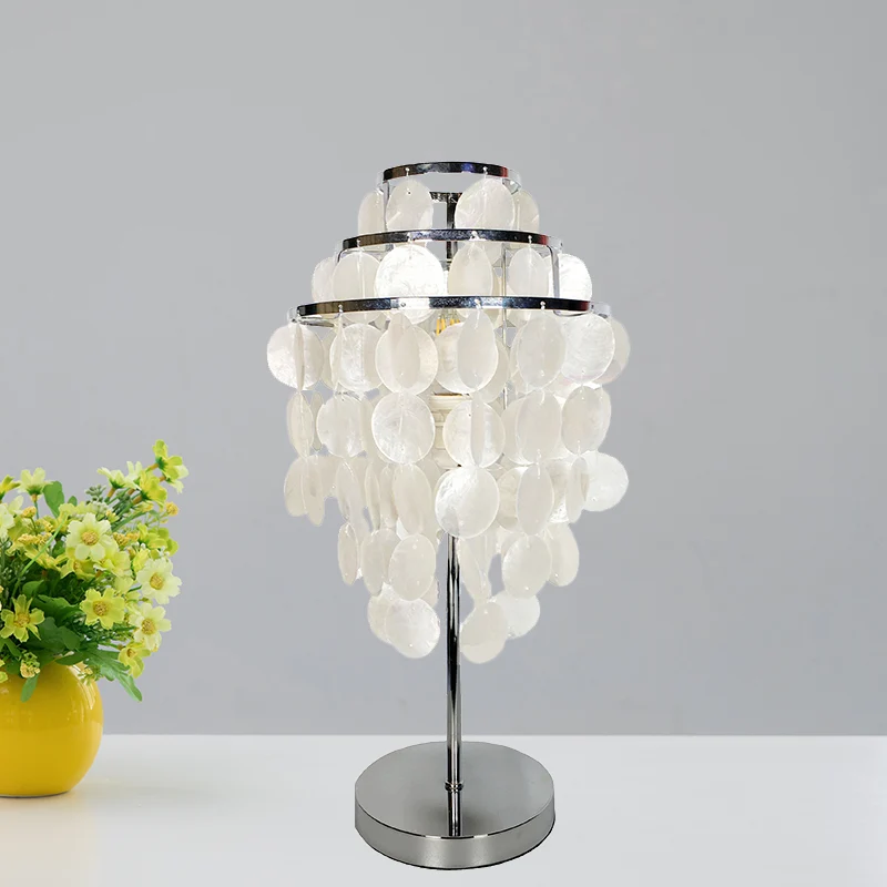Melkwit Wind Chime Task Lighting Modernism Shell 1 Light Reading Book Light Bedroom White
