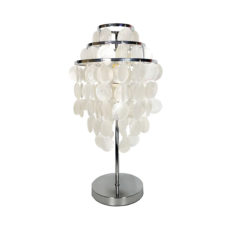Melkwit Wind Chime Task Lighting Modernism Shell 1 Light Reading Book Light Bedroom White