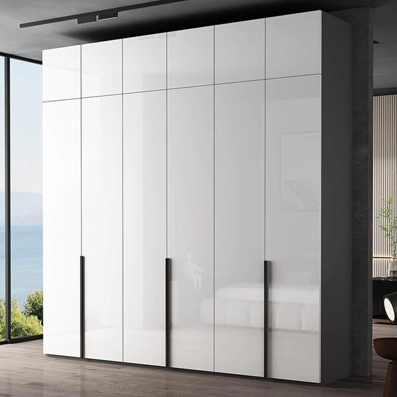 Modern Houtsoort Wardrobe Soft Close Drawer Wardrobe Closet Bedroom 23