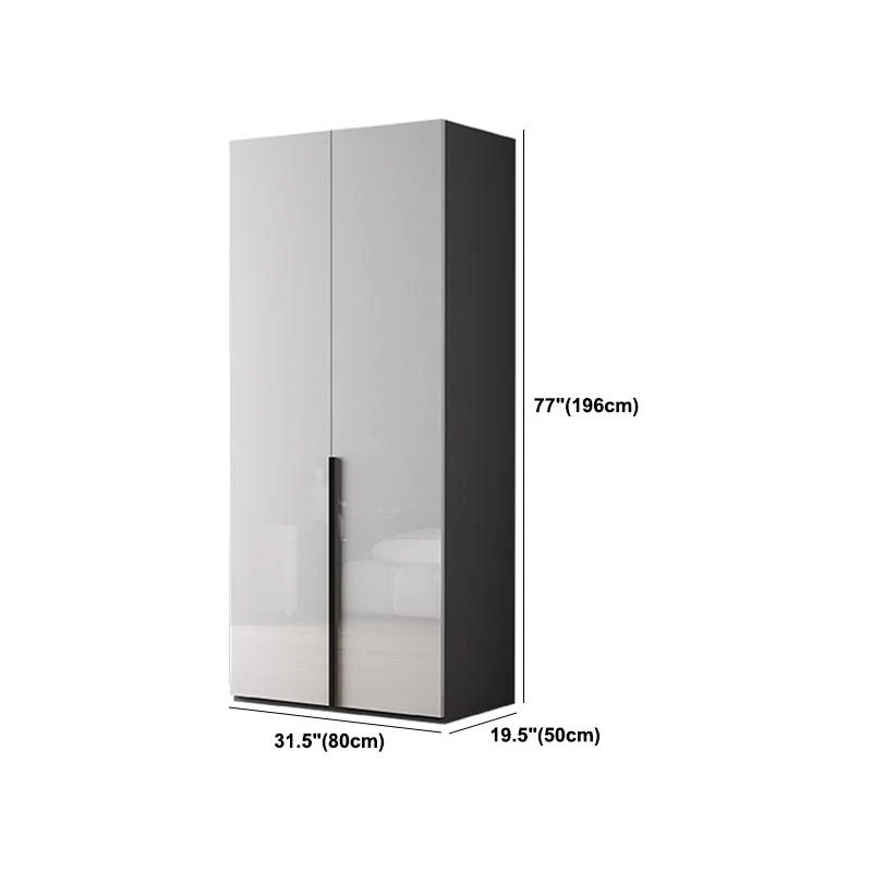 Modern Houtsoort Wardrobe Soft Close Drawer Wardrobe Closet Bedroom 23