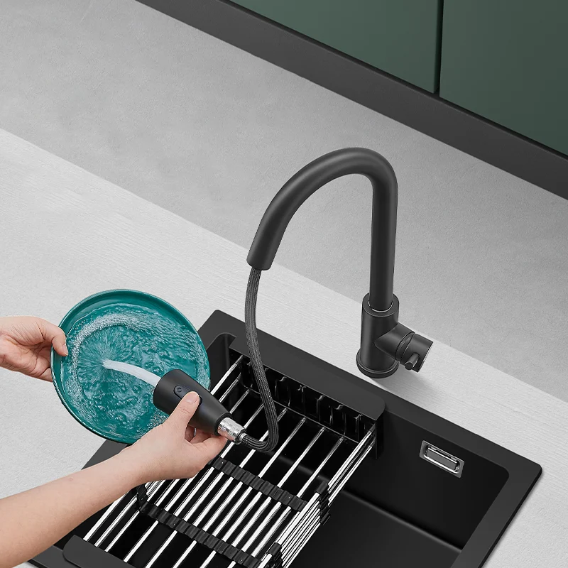 Quartz Kitchen Sink Enkel Bowl Kitchen Sink Drain Strainer Kit 15l