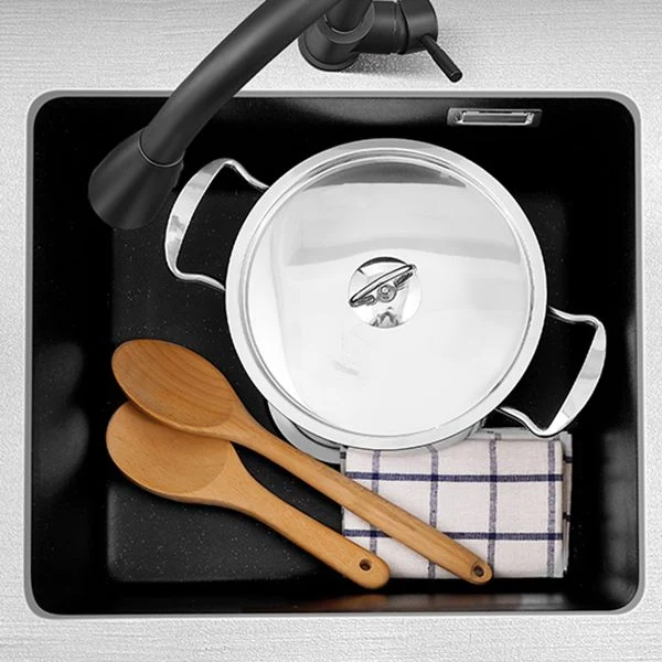 Quartz Kitchen Sink Enkel Bowl Kitchen Sink Drain Strainer Kit 15l