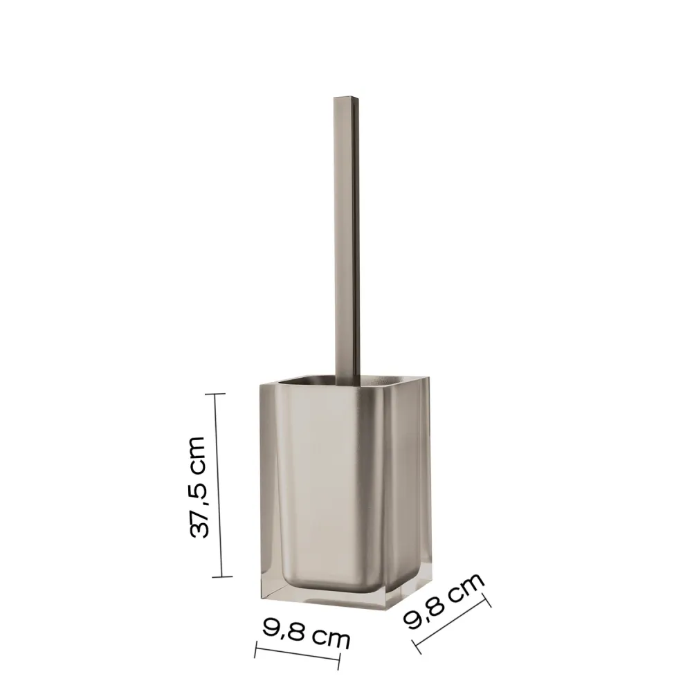 Resin countertop brush Gedy Prisma series - Dove gray