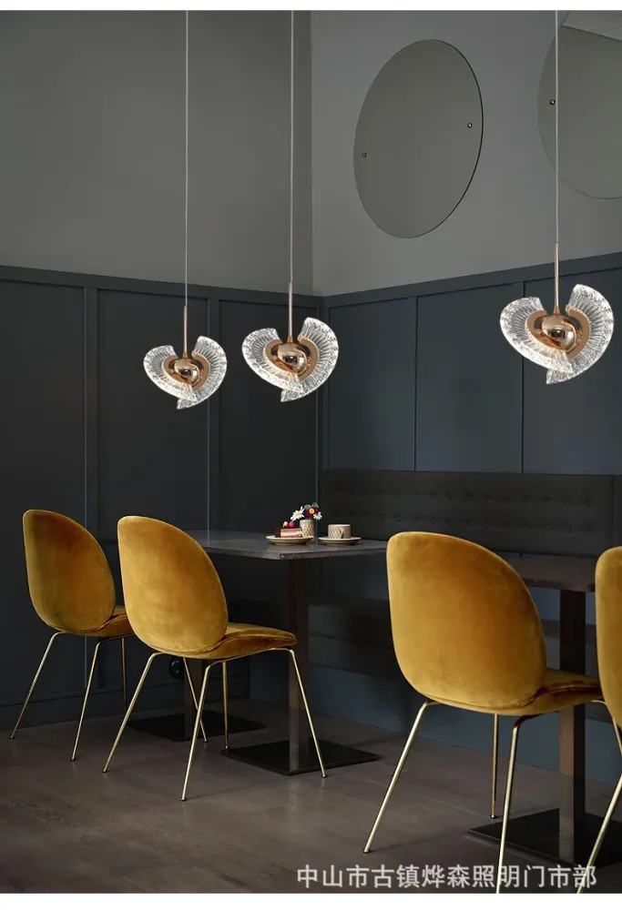 Ring Living Room Hanging Pendant Light Crystal LED Eigentijds Suspended Lighting Fixture Gold Gold