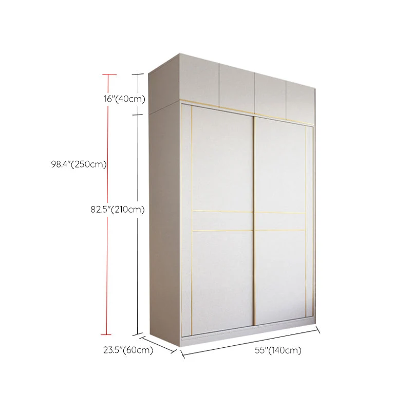 Sliding Wardrobe Armoire Drawer Massief hout Wardrobe Closet Home 47l