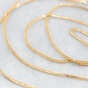Square Wheat Chain Lobster Clasp