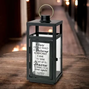 If Tears Could Build Stairway Koolzwart Memorial Lantern LED Candle