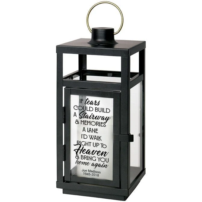 If Tears Could Build Stairway Koolzwart Memorial Lantern LED Candle