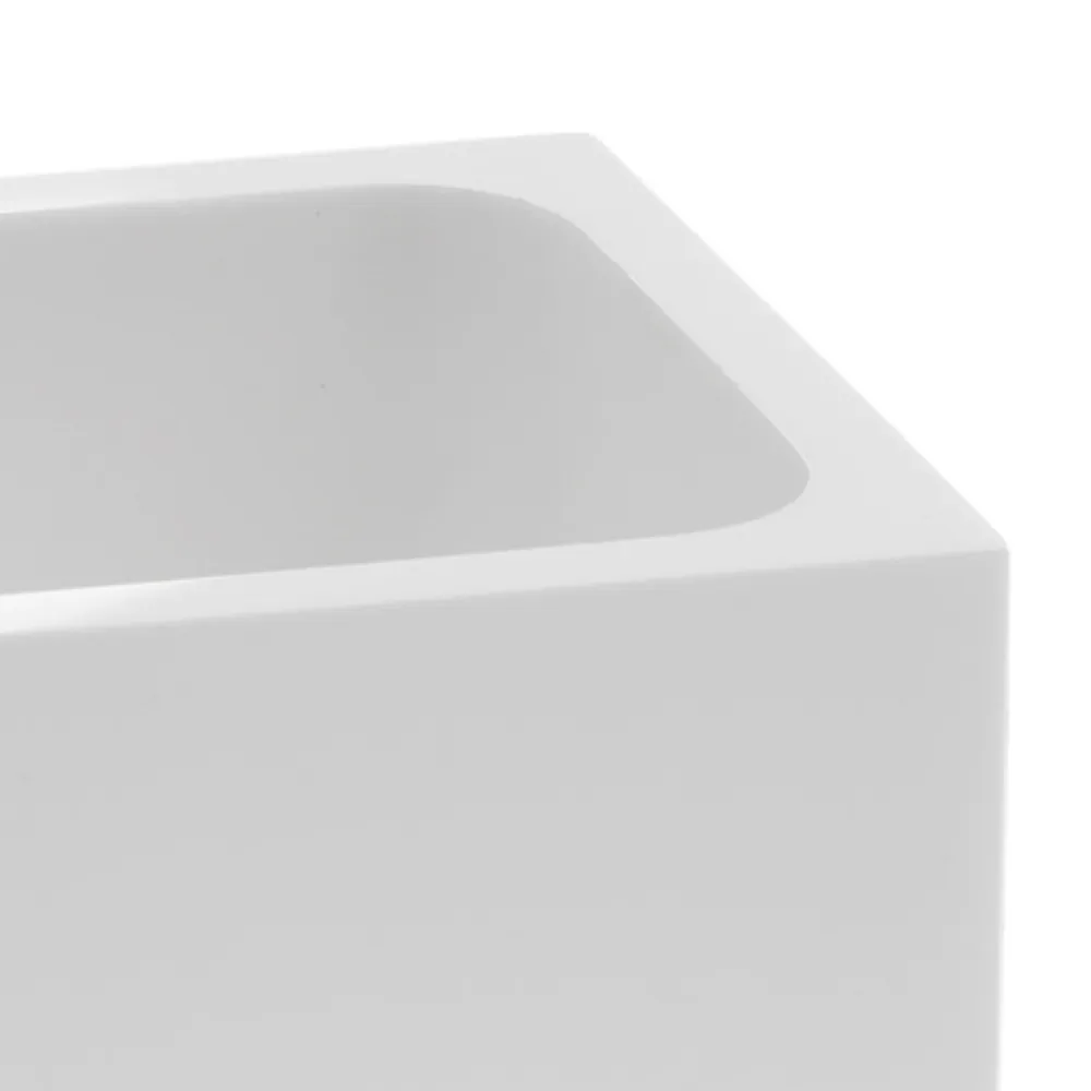 Toothbrush holder resin and sand Gedy Sofia series - Ivoor