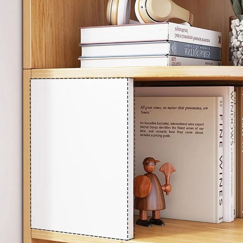 Urban Bookcase Engineered Wood Closed Back Shelf Bookcase Living Room 16l