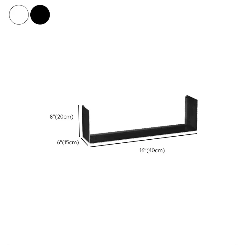 Urban Wall Unit Metalen Bookshelf Closed Back Shelf Living Room 16l