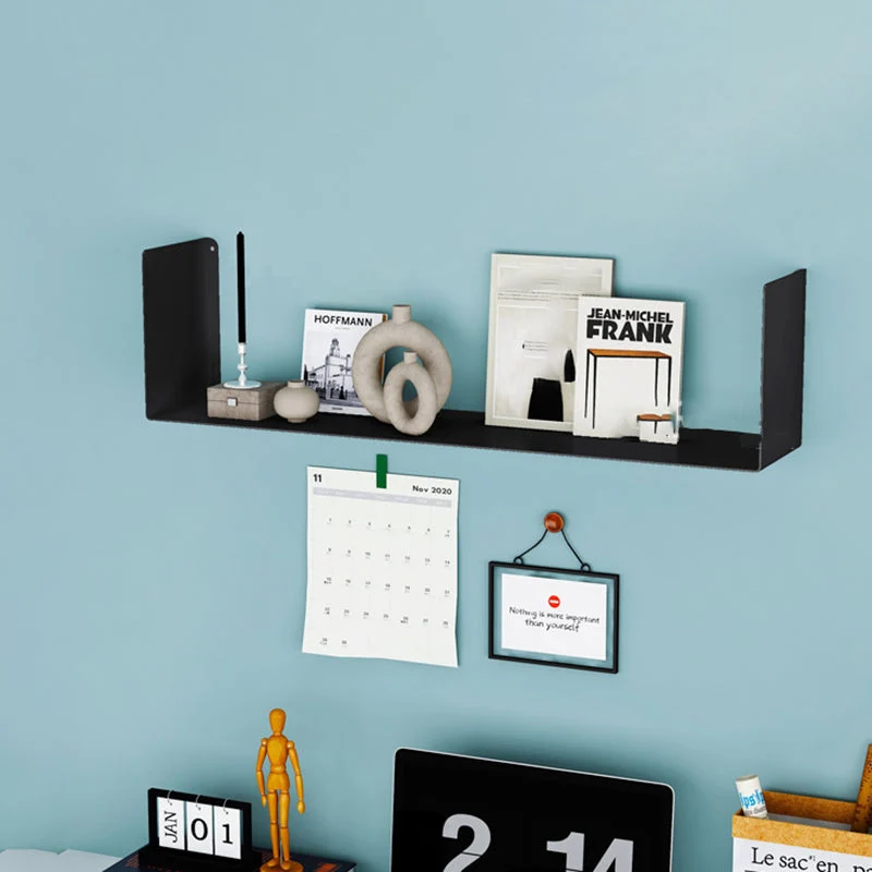 Urban Wall Unit Metalen Bookshelf Closed Back Shelf Living Room 16l