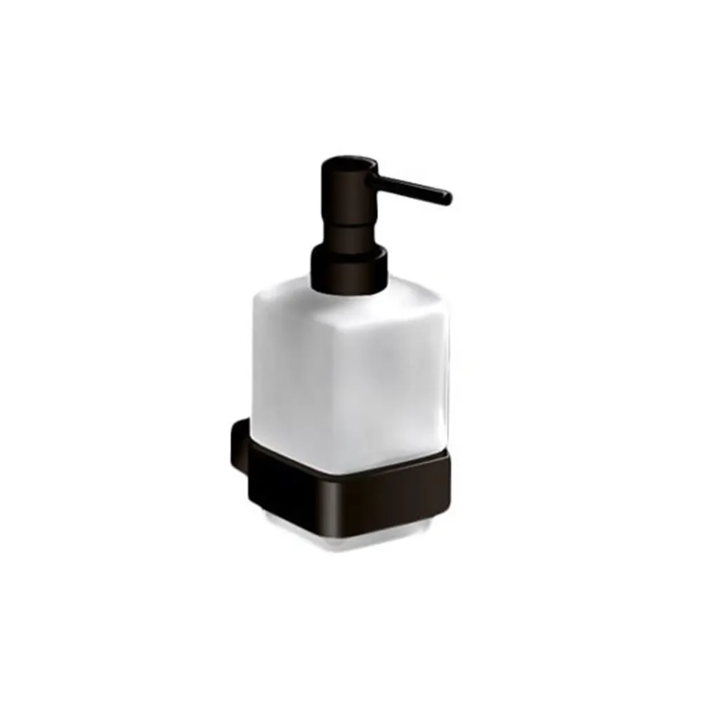 Wall soap dispenser Gedy Lounge series messing pump - Matte Black