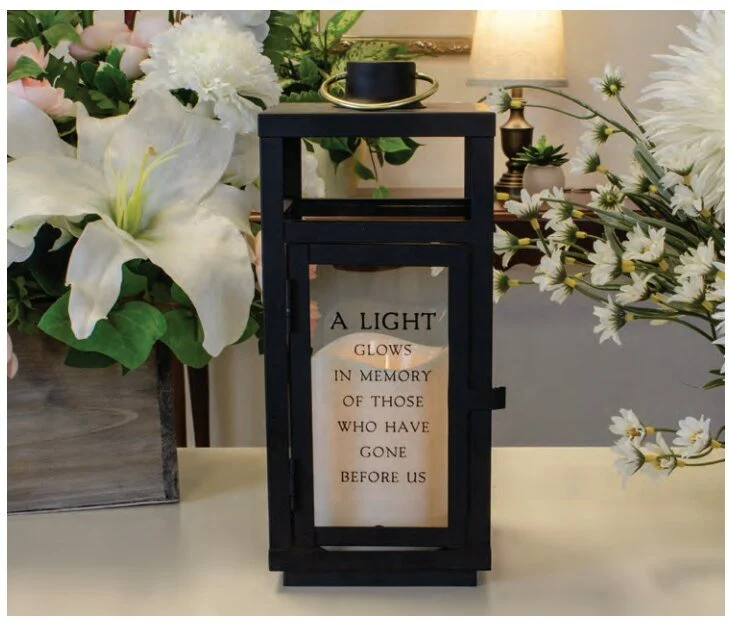 Whoever You Hold Your Heart Zwart Lantern LED Candle