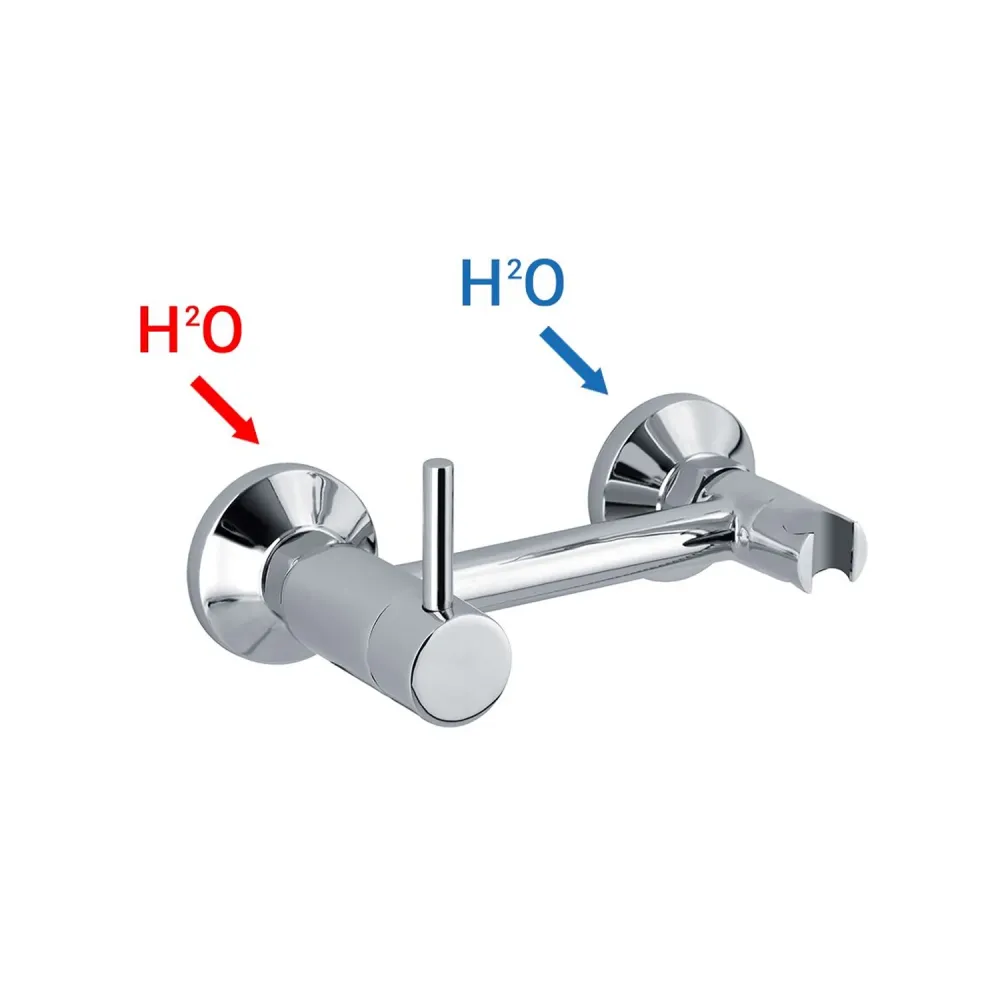 Mixer bidet spray geel koper shower holder cold and hot water