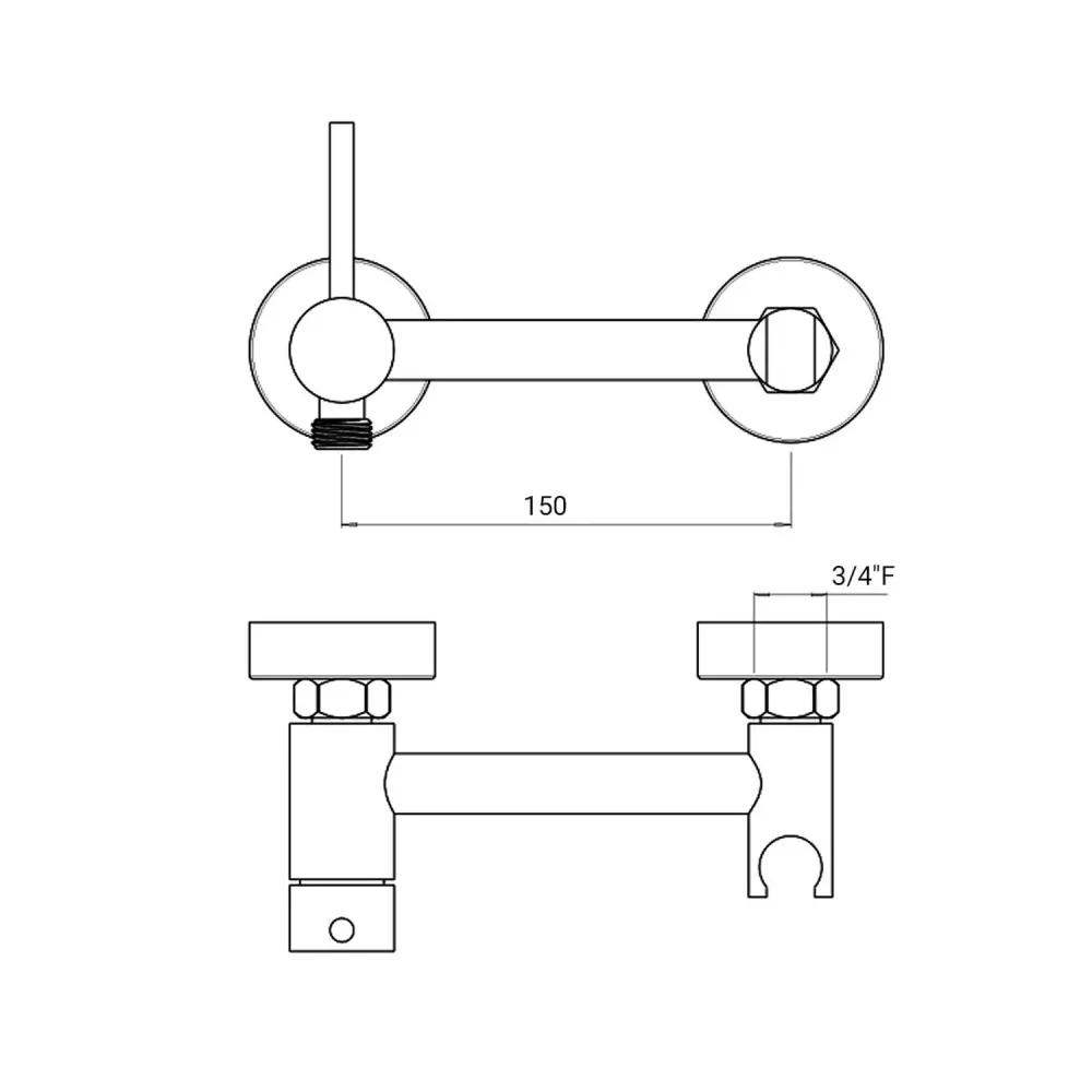 Mixer bidet spray messing shower holder cold and hot water