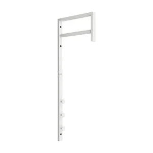 Muurhangers Trento, Wit, 3x30x82 cm, EPIKASA