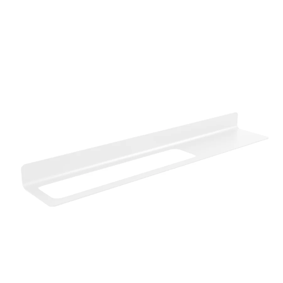 Wall Shelf Towel Holder Hole Lineabeta Saeta Collection Parelmoer Aluminum