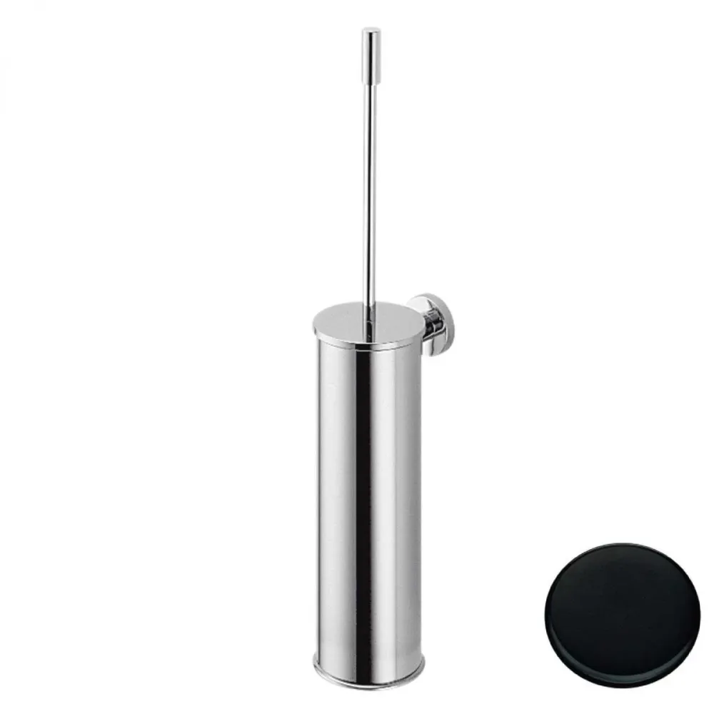 Wall-Mounted WC Brush Holder Matte Ravenzwart Brass Plus Collection Colombo Design