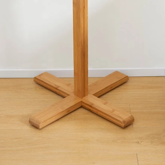 Bamboe Kapstok Vrijstaand 8 Haken 178 cm - Bruin