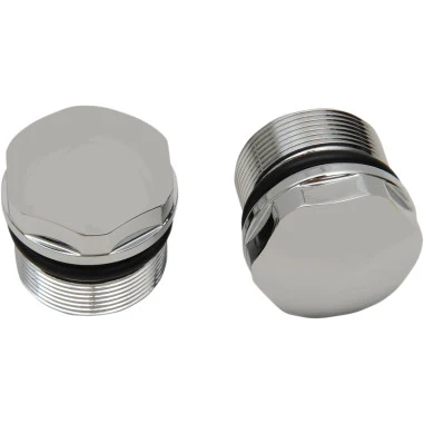 CHROME FORK TUBE PLUGS AND CAPS HARLEY-DAVIDSON