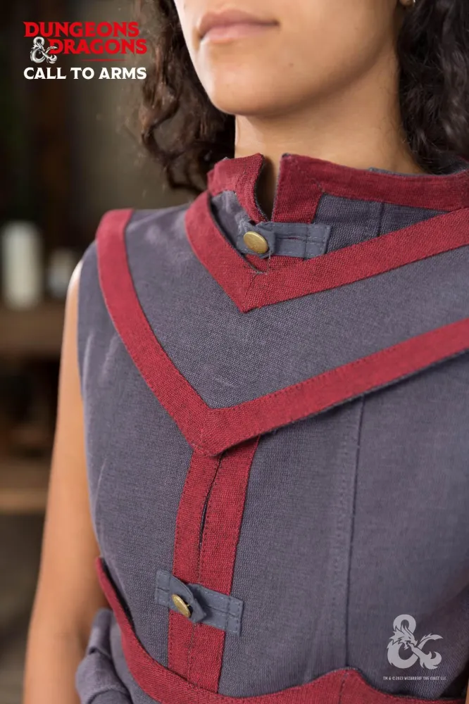 Dungeons & Dragons Sorcerer Cape Gray/Red met Spiegel en Opbergvak | 120cm Breed S