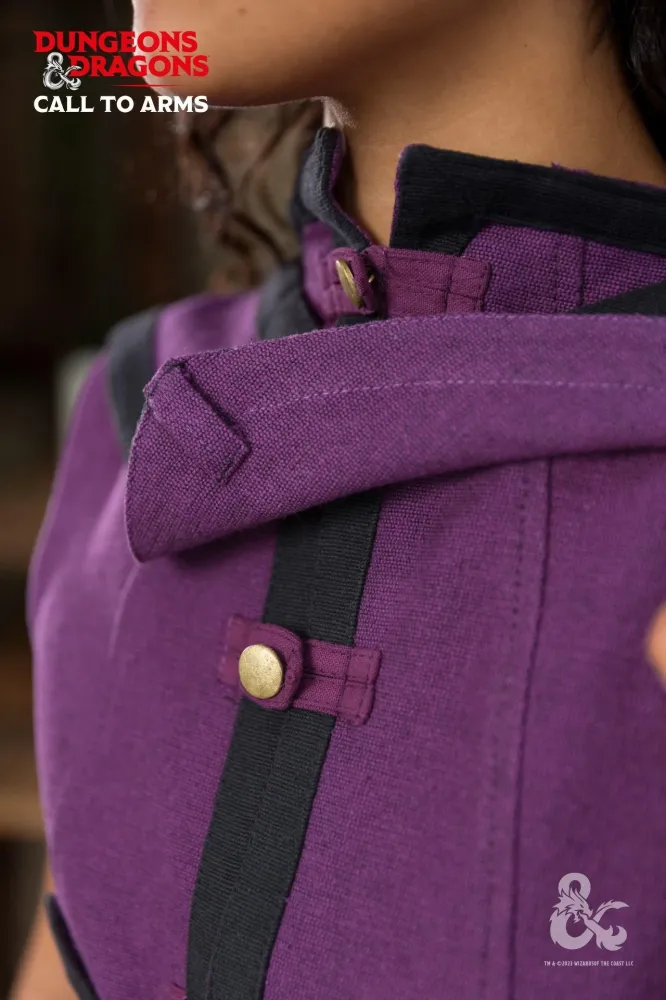 Dungeons & Dragons Sorcerer Cape Purple/Black voor Jassen en Tassen | 8 Haken S