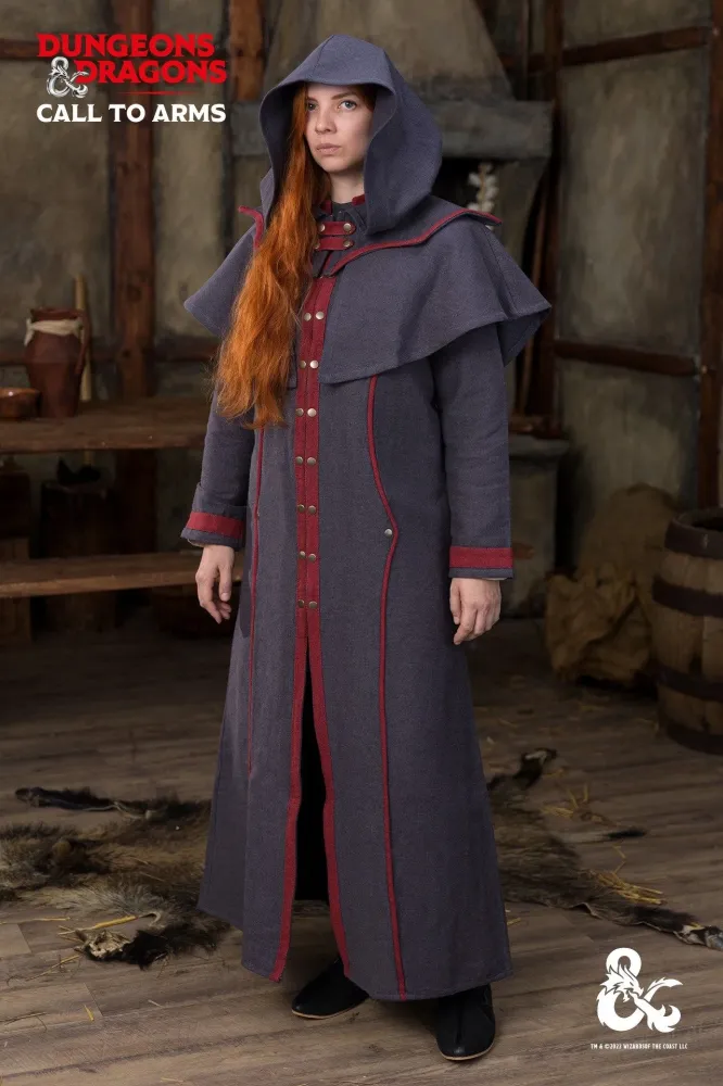 Kapstok Dungeons & Dragons Warlock Cape Grey/Red Xs