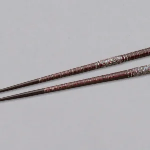Kawai Chopsticks — Kaitsumugi Rood met Opbergmanden | Ademend Textiel