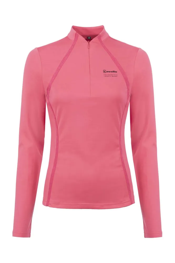 Schoen CavalReyna Women's Halfzip-Shirt Blush 10