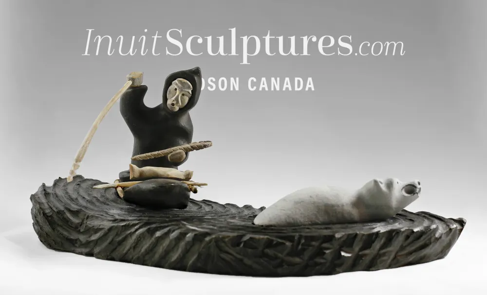 Schoen 14" Fisherman & Seal Moses Kamookak *Chilly Days*