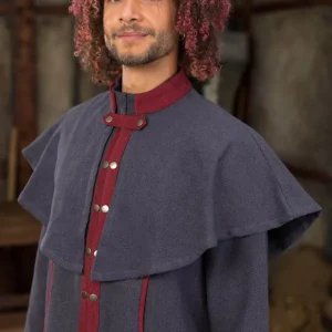 Smalle Dungeons & Dragons Warlock Cape Grey/Red Xs