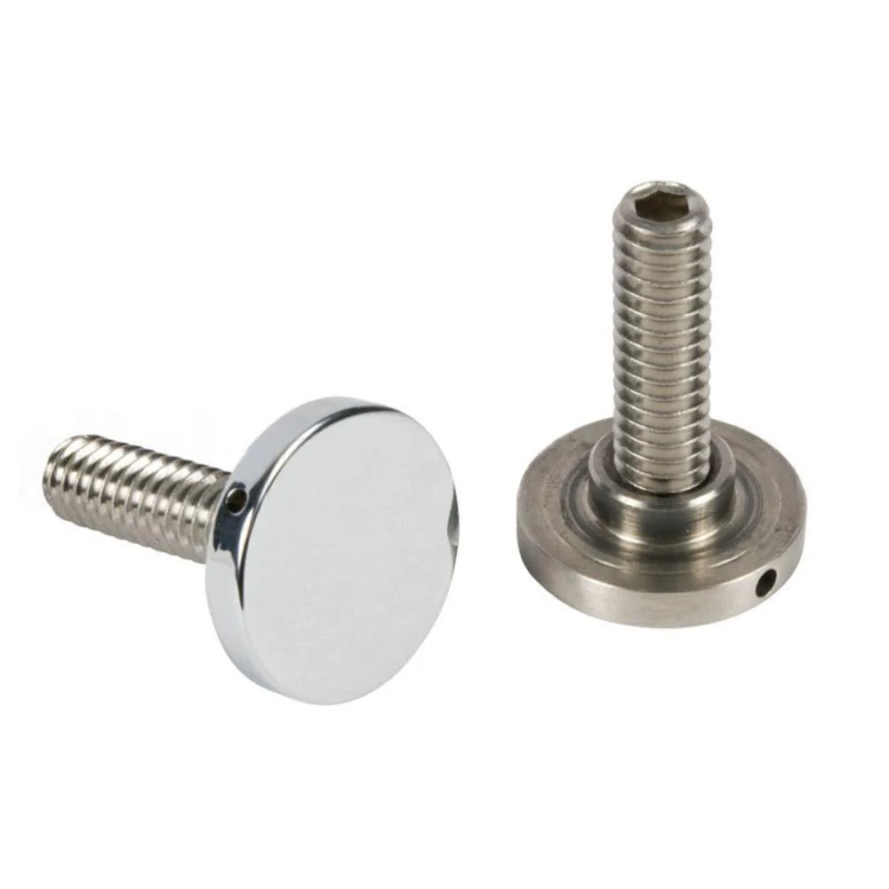 Standoff Cap (2" Diameter) (Brushed Roestvrij met Hoedenhanger | Vintage Stijl