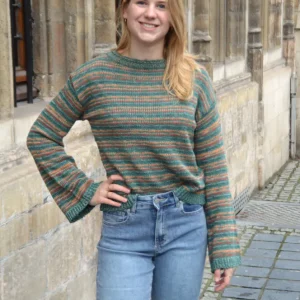 Groen truitje strepen 24Colours