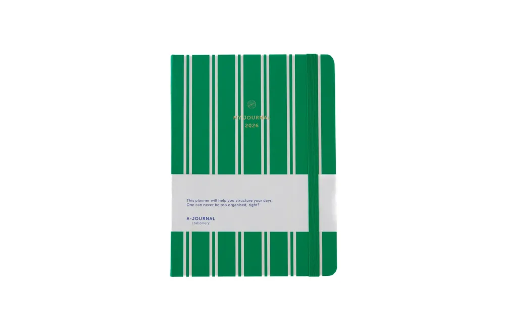 Agenda 2026 Green Stripes A-Journal